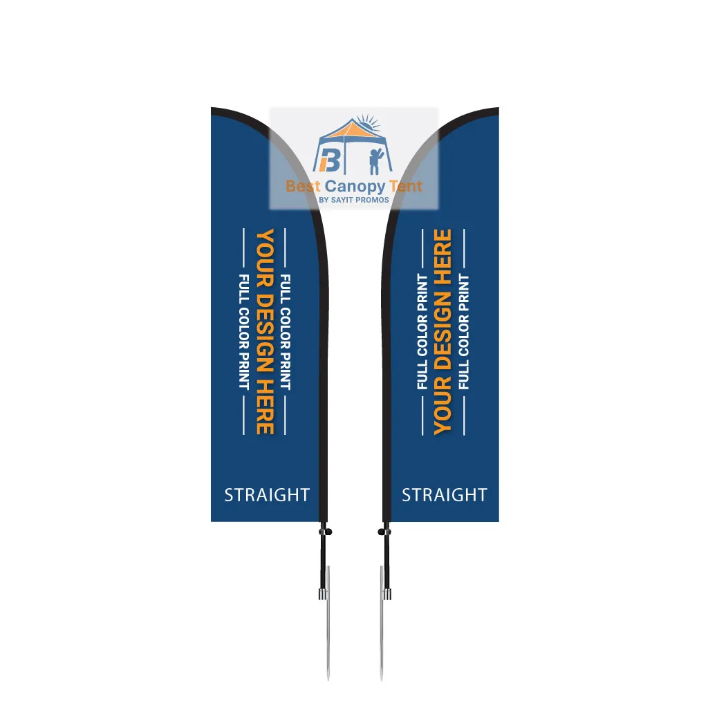 9 foot feather flags with spike base