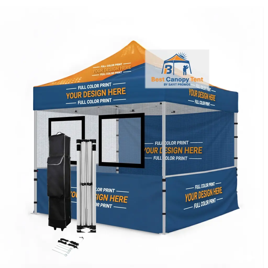 10x10 food vendor canopy tent package